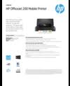 Hp officejet 200 mobile printer series. Hp Officejet Portable Wireless Color Inkjet Printer 200 Office Depot