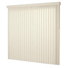 White Cordless Smooth Vertical Louvers