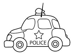 Tranh tô màu xe cảnh sát | Cars coloring pages, Coloring pages for kids,  Coloring pages