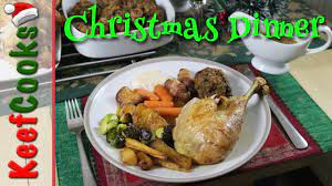 A traditional christmas dinner menu. British Christmas Dinner Traditional Recipe Youtube