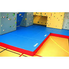 dual density lead climbing wall mats