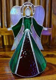 Angel For Table Or Tree Stained Glass