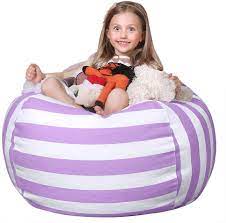 If you are replacing the filler from a bean bag chair purchased from our website prior to 2005, please use the instructions below. Amazon Com Wekapo Stuffed Animal Storage Bean Bag Chair Cover For Kids Stuffable Zipper Beanbag For Organizing Children Plush Toys 38 Extra Large Premium Cotton Canvas Home Kitchen