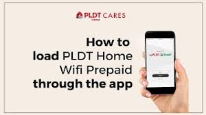 pldt home wifi prepaid through the app