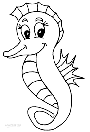 Mister seahorse by eric carle. Printable Seahorse Coloring Pages For Kids