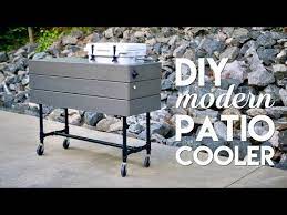 Diy Outdoor Patio Cooler Ice Chest Made