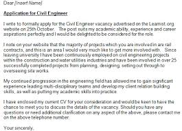 Civil Engineer Cover Letter Example Learnist Org
