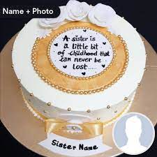 happy birthday cake for sister with