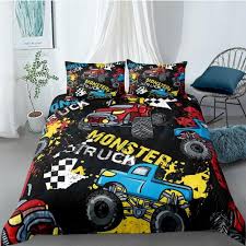 3pcs cartoon car pattern bedding sets