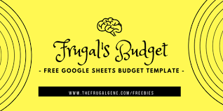 Personal Monthly Google Budget Spreadsheet Template Free Download