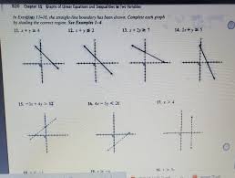 Chapter 11 Graphs Of Linear Equations