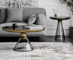 Round Shape Tray Coffee Center Table