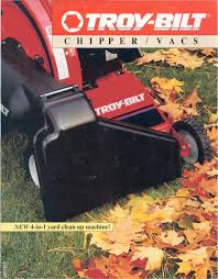 1993 Brochure Garden Way Chipper Vacs
