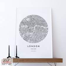 London Map Print London City Map