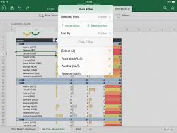 office for ipad gets pivottables