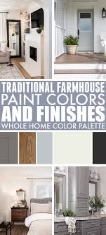 Traditional Farmhouse Paint Colors And