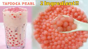 2 ing ice cream tapioca pearls