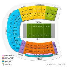 Gerald Ford Stadium 2019 Seating Chart
