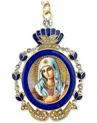 Virgin Mary Extreme Humility Blue