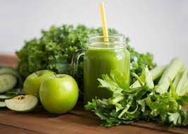 green vegetable detox juice recipe
