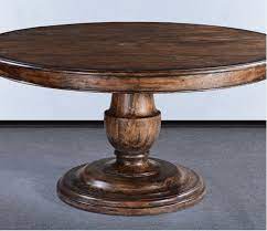 Check spelling or type a new query. Tuscany 60 Round Pedestal Dining Table Rustic Pecan