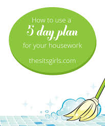 House Cleaning Schedule Organize Your Life
