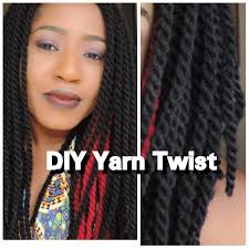 Yarn braids hairstyles have everything we require of a bold, refreshing, and unique look. Diy Yarn Twist On Short Natural Hair Step By Step For Beginners Natural Hair Styles Short Natural Hair Styles Yarn Braids Styles