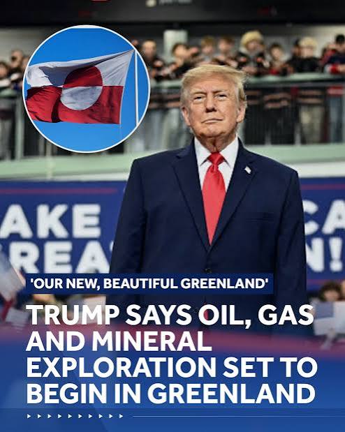 U.S. President Donald Trump said “massive” oil, gas and mineral exploration is set to begin in “our new and beautiful Greenland” early Wednesday. FULL STORY ⬇️