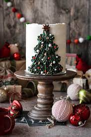 ercream christmas tree cake