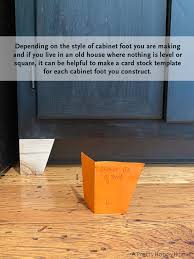 diy kitchen cabinet feet from s