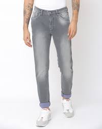 grey jeans for men by ed hardy