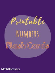 number flashcards free printable pdfs