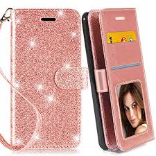 Modern rose gold glitter black luxury custom name iphone xs max case. Ipod Touch Case 7th Generation 2019 5th 6th For Ipod 5 6 7 With Screen Protector Leather Bling Glitter Wallet Kickstand Credit Card Holder Slot For Girls Women Red Rose Gold Buy Online