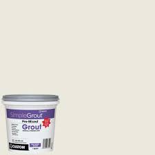 Custom Building Products Simplegrout 381 Bright White 1 Qt Pre Mixed Grout