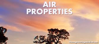 Properties Of Air At Atmospheric Pressure The Engineering