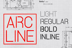 architecture fonts for blueprints