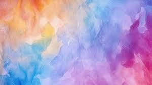 Vibrant Watercolor Background With