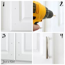 how to install cabinet hardware just
