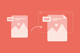 convert a png image to a pdf file