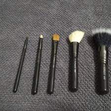 mac makeup travel brush set 5 pieces