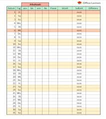 Minijob stundenzettel 2021 pdf, excel: Excel Arbeitszeitnachweis Vorlagen 2020 Excel Stundenzettel