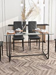 Tempered Glass Dining Table 51 Modern