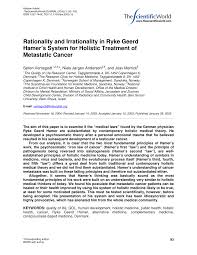 Pdf Rationality And Irrationality In Ryke Geerd Hamers