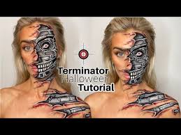 terminator halloween makeup tutorial