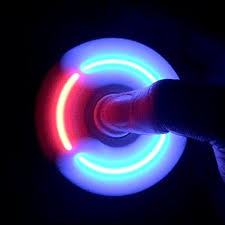 Light Up Mulitcolor Finger Fidget Hand Flip Spinners Sold By The Pie Novelties Company