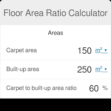floor area ratio calculator