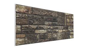 3d Stone Effect Wall Panel 50x100cm