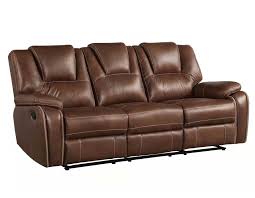 katrine manual reclining sofa brown