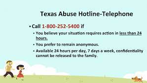 Texas Abuse Hotline - ​