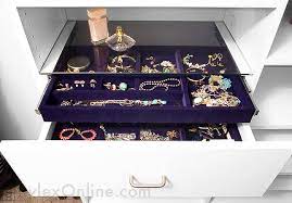 Glass Topped Jewelry Drawer Lighted